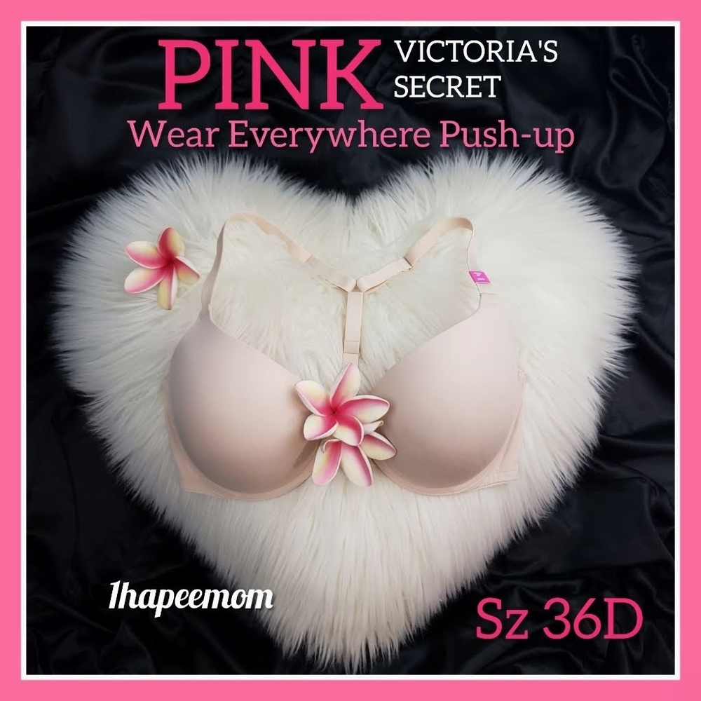 Victoria's Secret 36D Push Up Bra VS Pink